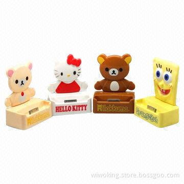 Cartoon Character Power Chargers/Docking Station for iPhone 4/4S with Micro USB Cable